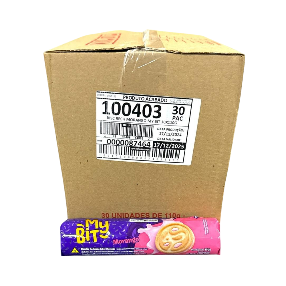 Strawberry Cookies 30/u (3.88oz)