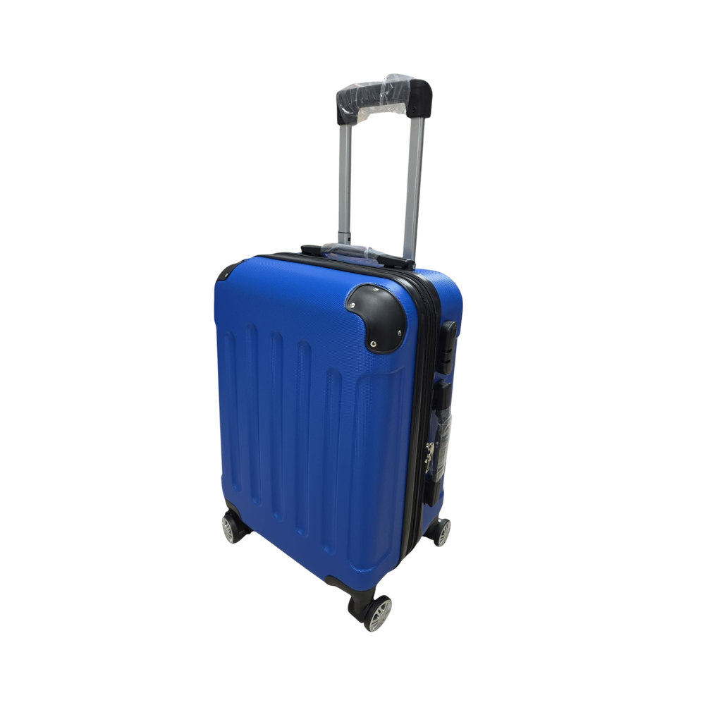 20" Blue Plastic Suitcases