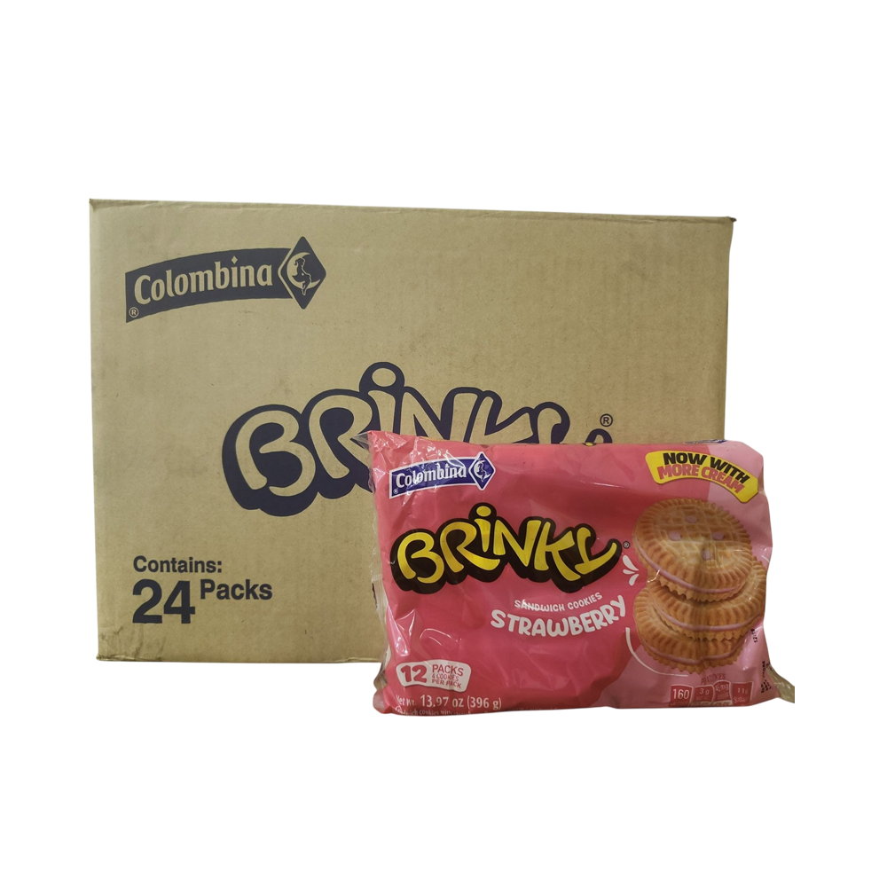 Galletas Brinky Colombina de Fresa 24/u  (13.97 oz / 396 g)