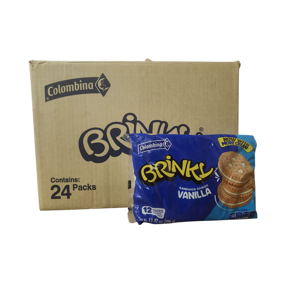 Brinky Colombina Vanilla Cookies 24/u (13.97 oz / 396 g)