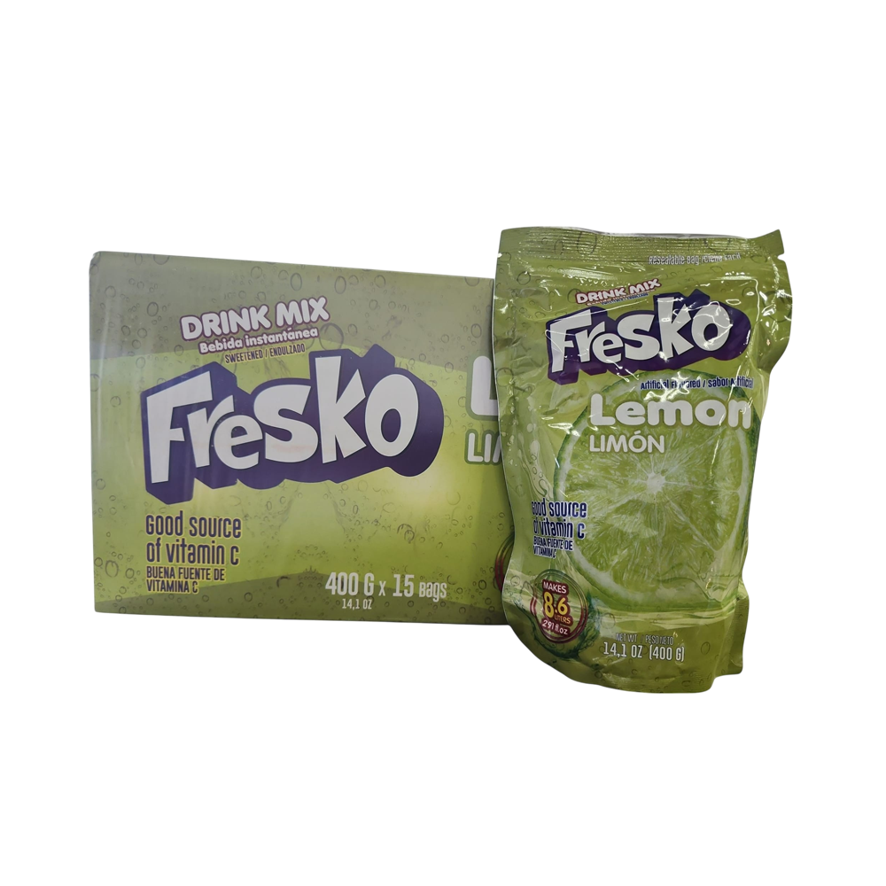 Fresko Instant Lemon Soda 15/u (14.1 oz)