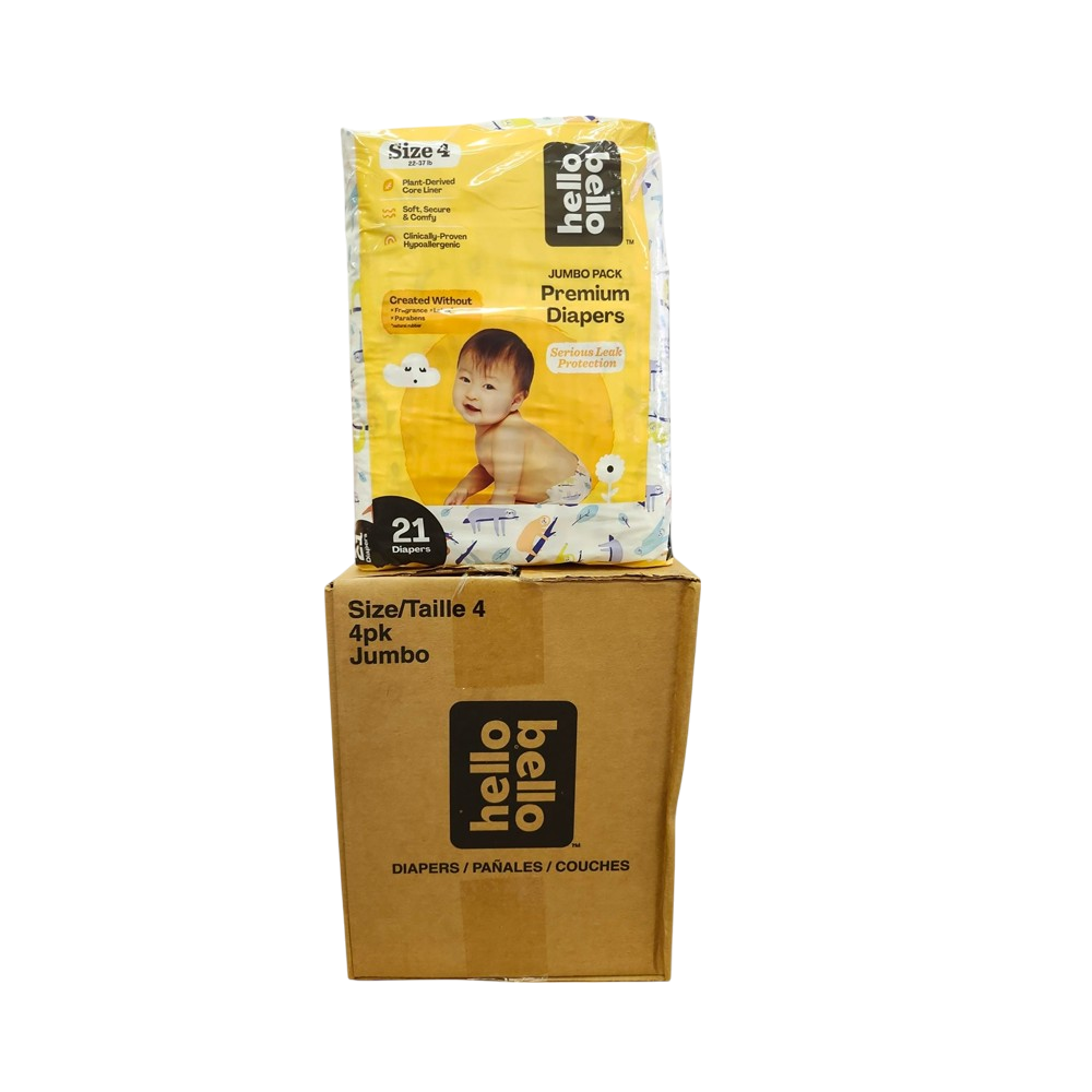 Hello Bello Diapers Size 4 (4 Packs /22 a 37 lb)