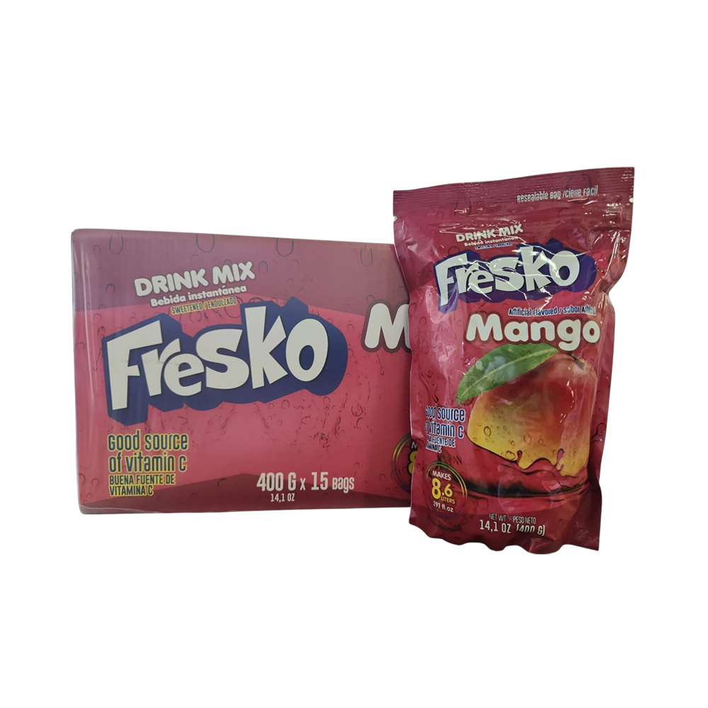 Fresko Mango Instant Soft Drink 15/u (14.1 oz)
