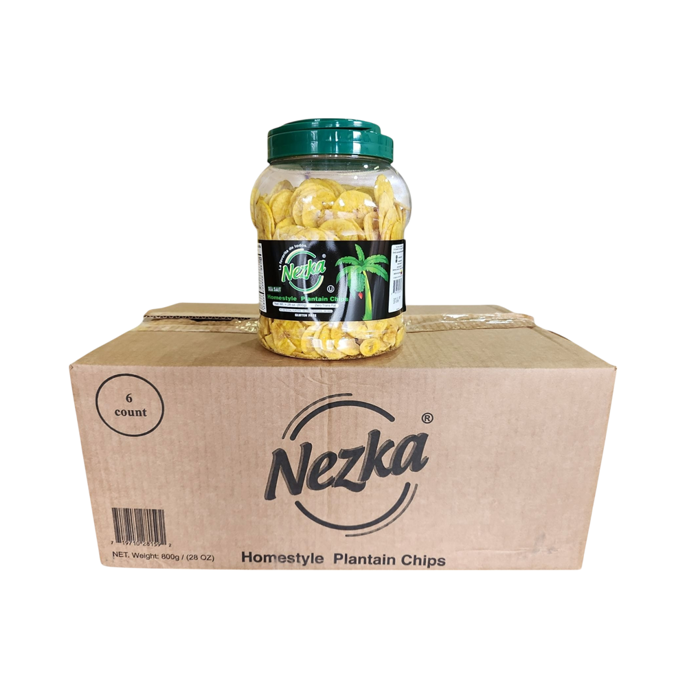 Nezka Salted Plantain Chips 6/u (28 oz / 800 g)