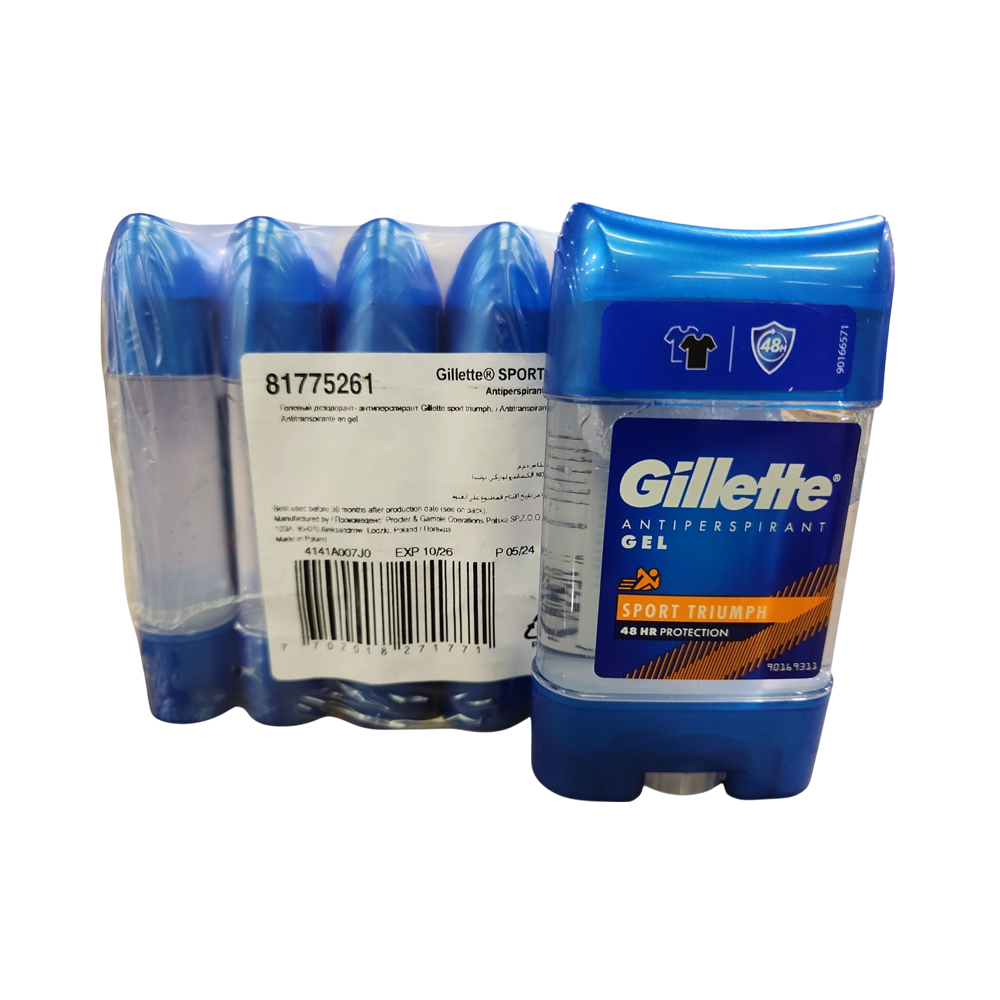 Desodorante Gillette Sport Triumph, 6/u (70ml)