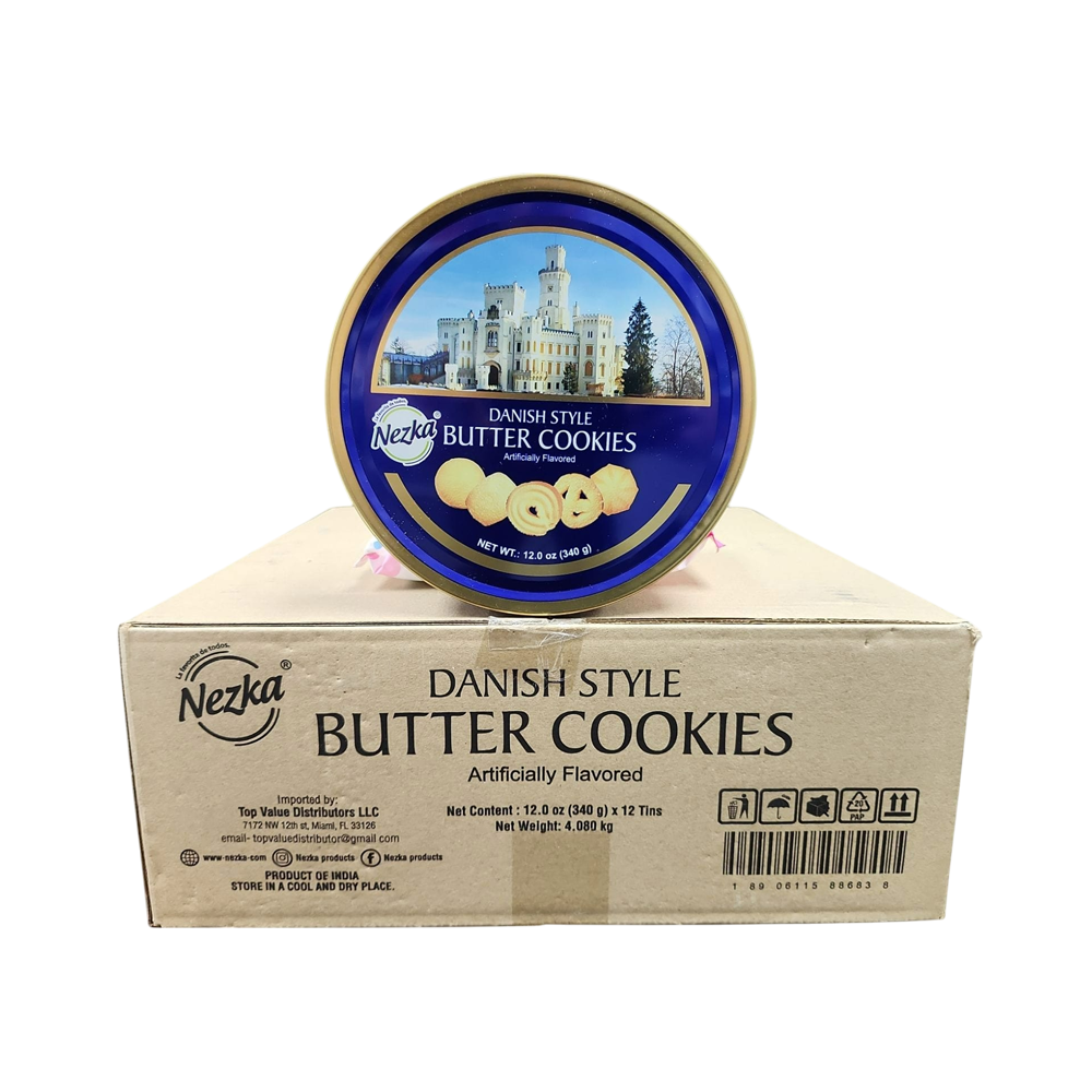 Nezka Butter Cookies (340g) 12/unit (340g)