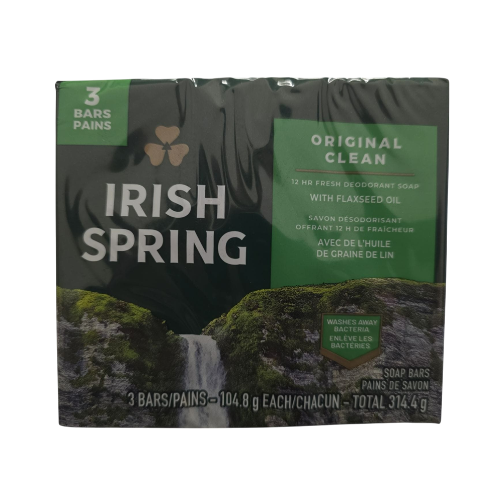 Irish Spring Soap (Original Clean) (3/u)