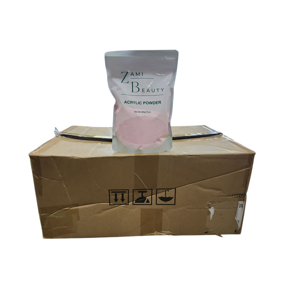 Polvo acrílico Zami Beauty color rosa hielo 15/u (16 oz)